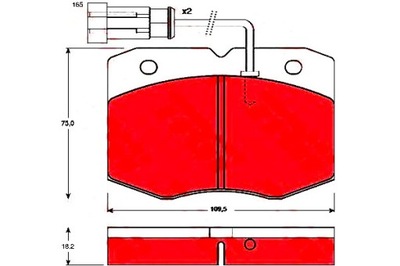 ZAPATAS DE FRENADO IVECO PARTE DELANTERA DAILY 89-98 Z SENSOR  