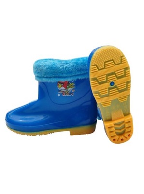 KALOSZE OCIEPLANE DZIECIĘCE DŁUGIE WKŁADKA 15CM