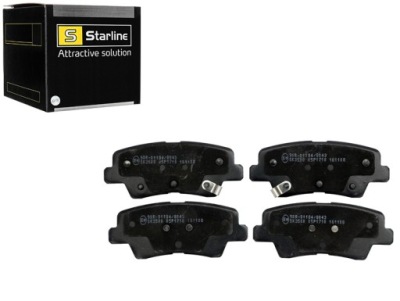 Гальмівні колодки гальмівні kia rio 11 задня ceed optima hyundai i30 i40 kpl фото №1