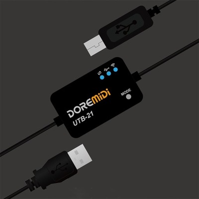 Bezprzewodowy kabel USB Midi do adaptera Bluetooth