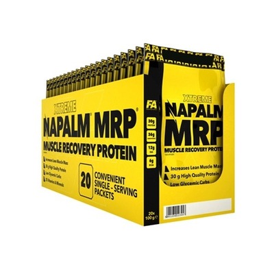 FA Napalm MRP 20x100 g masło orzechowe GAINER