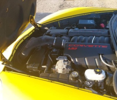 Corvette c6 6.2 ls3 двигатель 2010 rok пробег 22100 mil блок двигателя блок фото №1