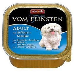 ANIMONDA Dog Vom Feinsten Adult drób dorsz 22x150g