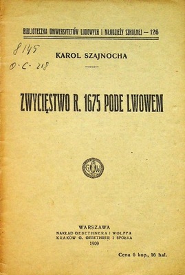 Zwycięstwo r 1675 Pode Lwowem 1909 r