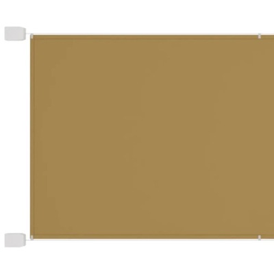 Markiza pionowa, beżowa, 140x360 cm, tkanina Oxfor