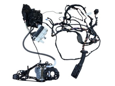 Замок дверей правий перед + доводчик soft closse електропроводка bmw 7 g11 g12 рестайлінг фото №1