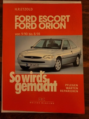 Książka Ford Escort Ford Orion 9.90-8.98