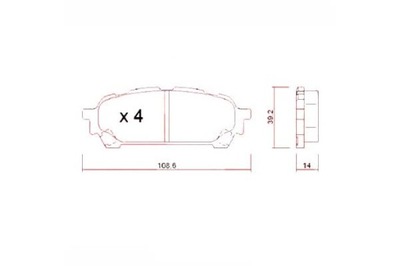 ZIMMERMANN TRINKELĖS STABDŽIŲ SUBARU IMPREZA 02- GAL. 