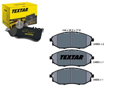PADS BRAKE CHEVROLET FRONT EPICA 06- TEXTAR  