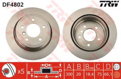 ДИСК HAM. BMW T. E81-91 05-