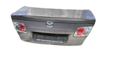 Mazda 6 gg sedan кришка багажника багажника сіра фото №1