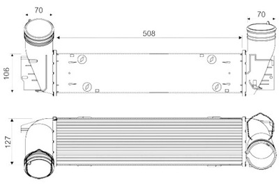 VALEO ИНТЕРКУЛЕР BMW 1 E82 1 E88 3 E90 3 E91 3 E92 3 E93 X1 E84 Z4