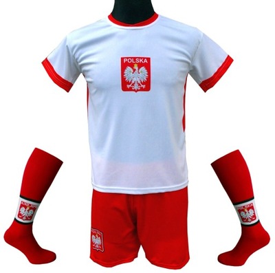 Komplet strój piłkarski Reprezentacja Polski : XXL