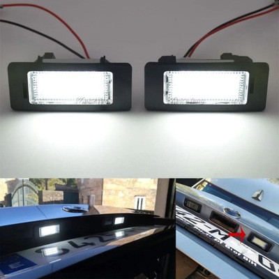 K BLEDU NÚMERO DIODO LUMINOSO LED PARA 2008-2012 BMW 1 SERIE E82/E88 63267165646 63267193293  