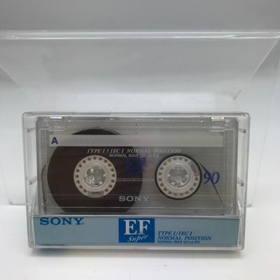 Kaseta - Kaseta magnetofonowa Sony Super EF 90