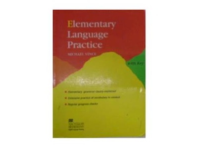 Elementary Language Practice with Key - M.Vince