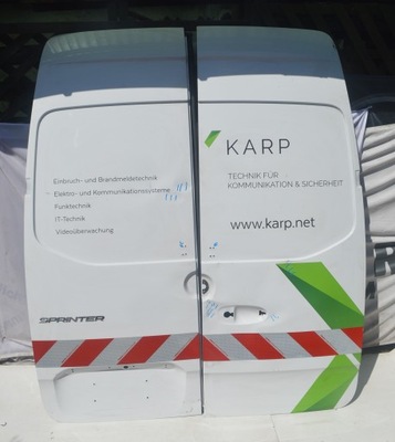 Mercedes sprinter w910 w907 2018- дверь правый задняя левый задние белый фото №1