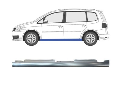 Поріг ремкомплект поріг ліва pvw76016l фото №1