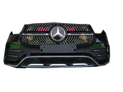 Бампер перед передний mercedes gle w167 amg решётка радиатора фото №1