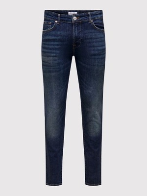 Only & Sons Jeansy Loom 22024514 Granatowy Slim Fit