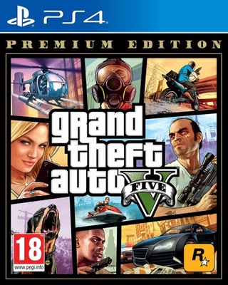 GTA 5 - Grand Theft Auto V Premium Edition PL PS4