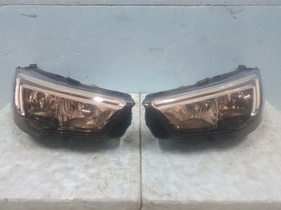 Лампа opel crossland x обычная + led левая правая перед фото №1