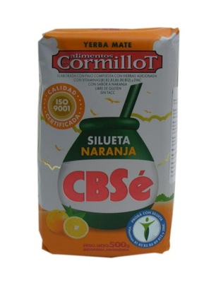 Yerba mate CBSe Silueta Naranja 500g