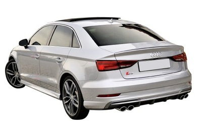 DIFUSOR DE PARAGOLPES TRASERO AUDI S3 8V 2017-2020 RESTYLING  