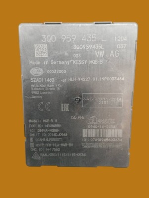 Модуль kessy 3q0959435l skoda superb iii 2015- фото №1