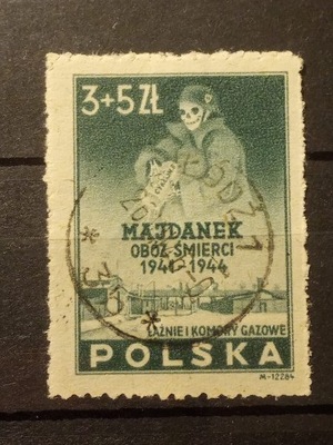 POLSKA Fi 403 1946 Obóz śmierci w Majdanku (1)