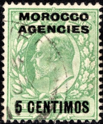 kol.bryt.Morocco KEVII 5 c.