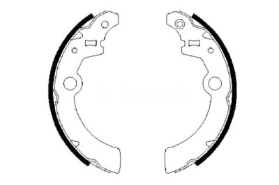 Bosch тормозные колодки тормозные kpl. задняя suzuki alto, igni фото №1