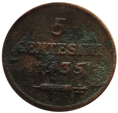 [11310] San Marino 5 centesimi 1935
