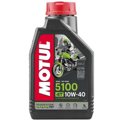 МАСЛО DO SILNIKÓW 4T 4T MOTUL 5100 SAE 10W40 1L SM JASO MA-2 PÓŁSYNTETYCZNY