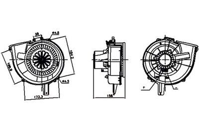 NISSENS VENTILADOR SOPLADORES INTERIOR NISSENS 87812 AUDI A1 10- RHD  