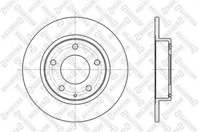 ДИСК ТОРМОЗНЫЙ MAZDA 626 V 2.0 TD 00-02 фото