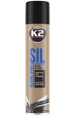 K2 SIL SILIKON W SPRAYU DO USZCZELEK 300ML K633