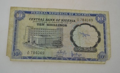 Nigeria - banknot - 10 Shilling