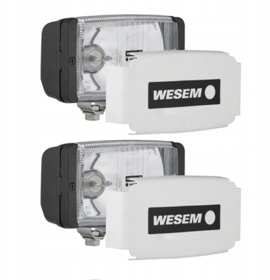 2 PCS. HALOGEN LAMP LONG-RANGE LAMP WESEM  