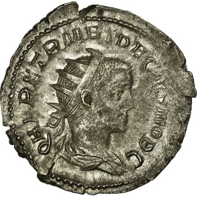 Moneta, Herennius Etruscus, Antoninianus, Roma, AU