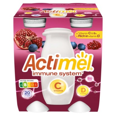 Actimel granat-jagoda z wit. C 4x100g