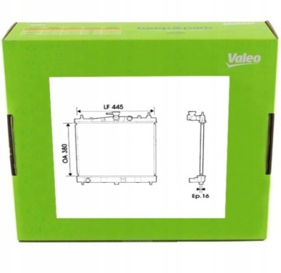 Радіатор двигуна води рідина охолоджуючий renault clio 3 1.2 1.4 1.6 gt фото №1