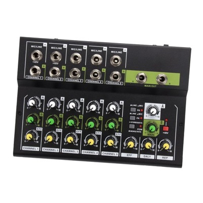 Studio Audio Mixer 10-kanałowy przenośny mikser liniowy