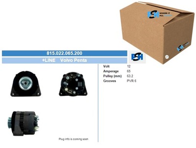 Генератор volvo penta 65a генератор bv psh фото №1