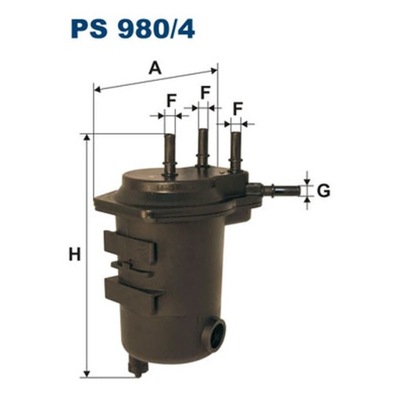 ФІЛЬТР ПАЛИВА ФІЛЬТРON PS 980/4