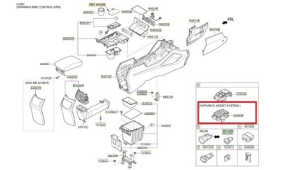 Выключатель тормоза 93300d30104x do hyundai tucson фото №1