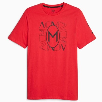 M Koszulka Puma AC Milan FtbCore Graphic Tee 772314-01 czerwony M