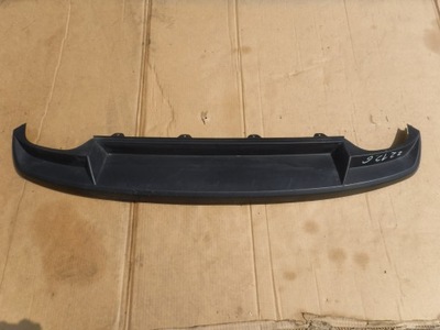 Накладка спойлер бампера задняя skoda octavia iii фото №1