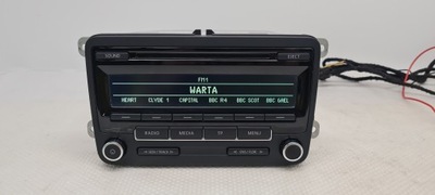 VW PASSAT B7 T5 RADIO DAB CD MP3 AUX 1K0035186AP Z CODE  