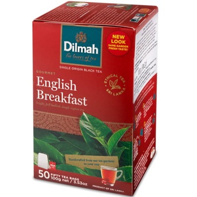 Dilmah English Breakfast 50x2g